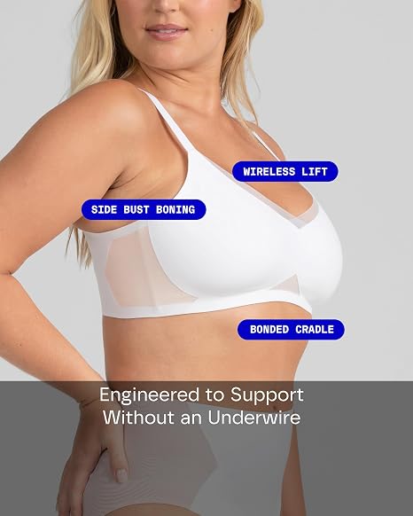 HONEYLOVE Crossover Wireless Bra  Medium