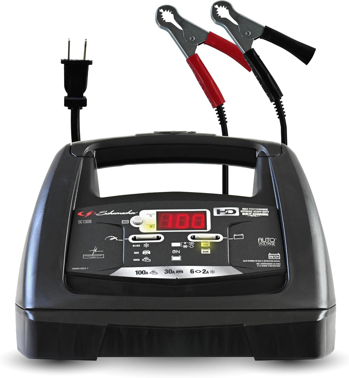 Schumacher Electric 6A Car Battery Charger and 100A Engine Starter, #SC1308L