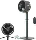 Shark FlexBreeze Fan, Indoor & Outdoor Oscillating Cooling Fan, Floor & Tabletop, Portable Cordless & Corded, Bedroom, Office & Patio Fan, InstaCool Misting Attachment & Remote