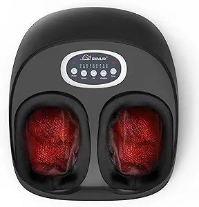 Snailax Foot Massager with Heat, Shiatsu Feet Massager Machine for Neuropathy Plantar Fasciitis, Kneading,Compression,Vibration Foot Massage Warmer,Gifts for Women,Men,Size 13-NEW