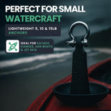 Newport Premium 15lb Mushroom Anchor Kit w/Bag, Rope, Buoy, & Stainless Hardware