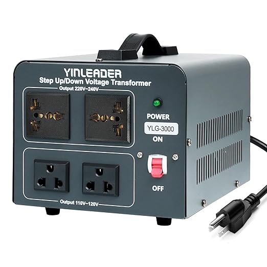 Yinleader 3000W Voltage Converter Transformer (YLG-3000) (New Open Box)