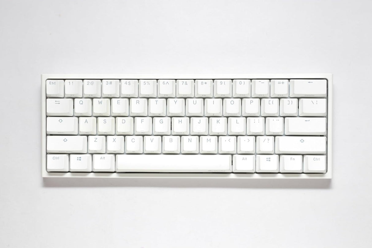 Ducky One 2 Mini Pro RGB Mechanical Keyboard Classic White - Gateron Red Switch