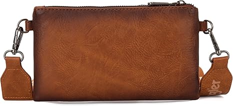 Wrangler Crossbody Wallet Purses for Women Multi-function Card Holder Wallet with Double Layer Small Purse WG120-209BR