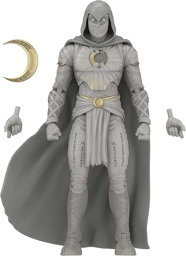 Marvel Legends Series Disney Plus Moon Knight MCU Series Action Figure 6-inch Collectible Toy, Includes 4 Accessories