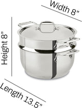 ALL-CLAD Stainless Steel 5QT Steamer Set