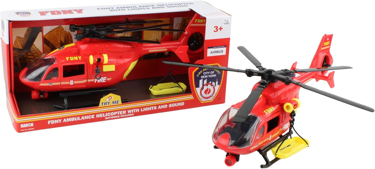 Daron FDNY Ambulance Helicopter w/Lights & Sound