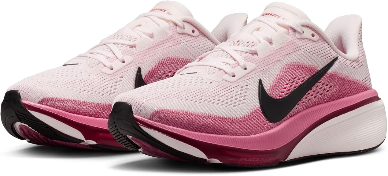 Nike Pegasus 42 Women's Road Running Shoes (Size : 9.5) (Pearl Pink/Peony/Team Crimson/Black)