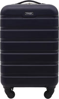 Wrangler 21.5" Spinner Carry-On Luggage, Navy Blue