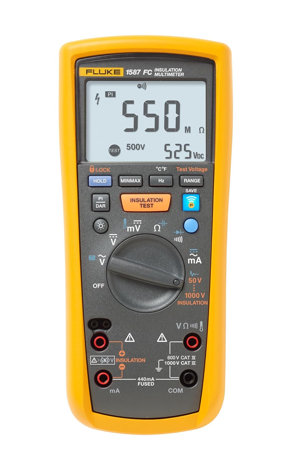 Fluke - FLUKE-1587 FC FLUKE 1587 FC 2-in-1 Insulation Multimeter