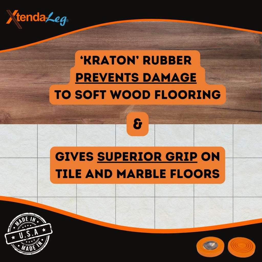 Xtenda-Leg Ladder Leveler for Extension Ladders - 1 Pair