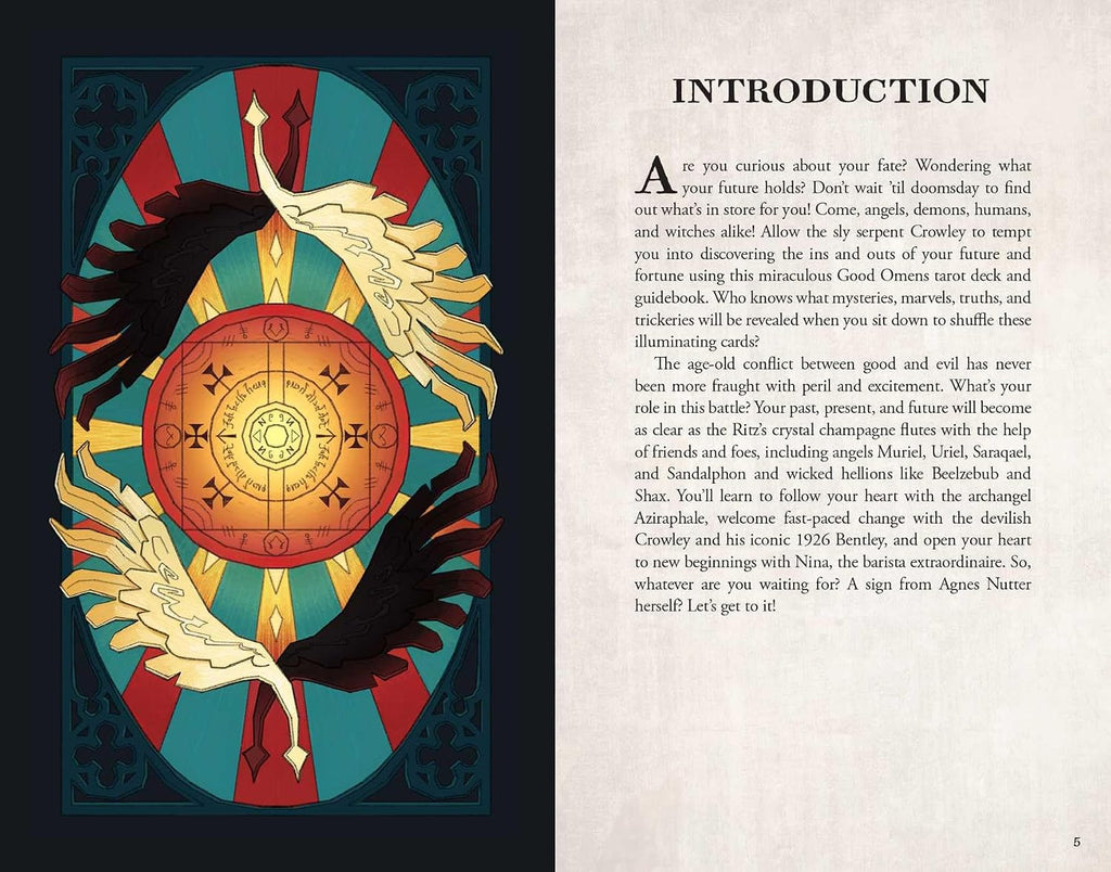 Good Omens Tarot Deck and Guidebook