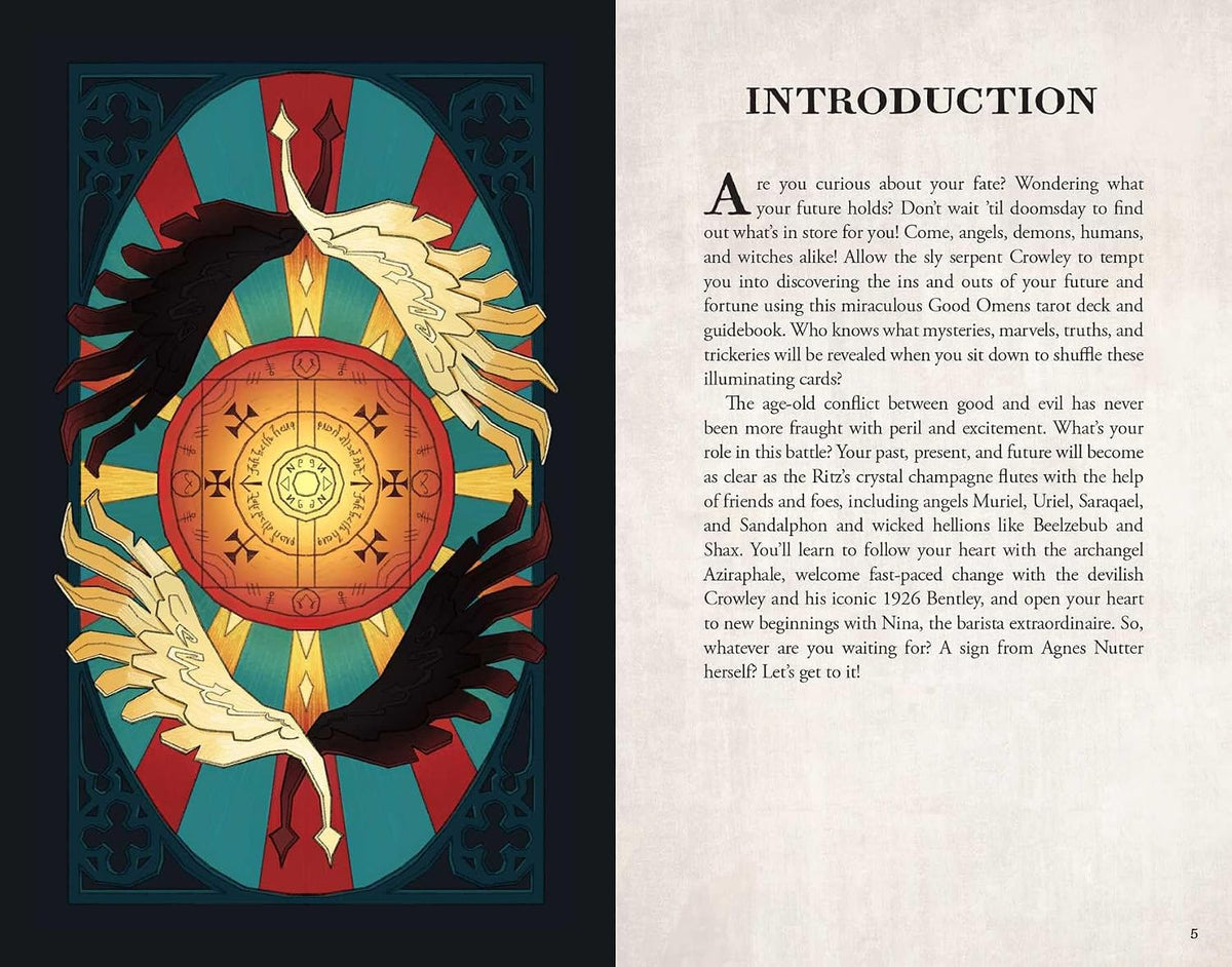 Good Omens Tarot Deck and Guidebook