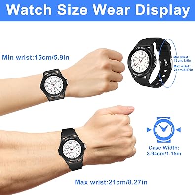 Waterproof Nurse Watch for Medical Professionals, Students, Women Men, Military Time (OPEN BOX)