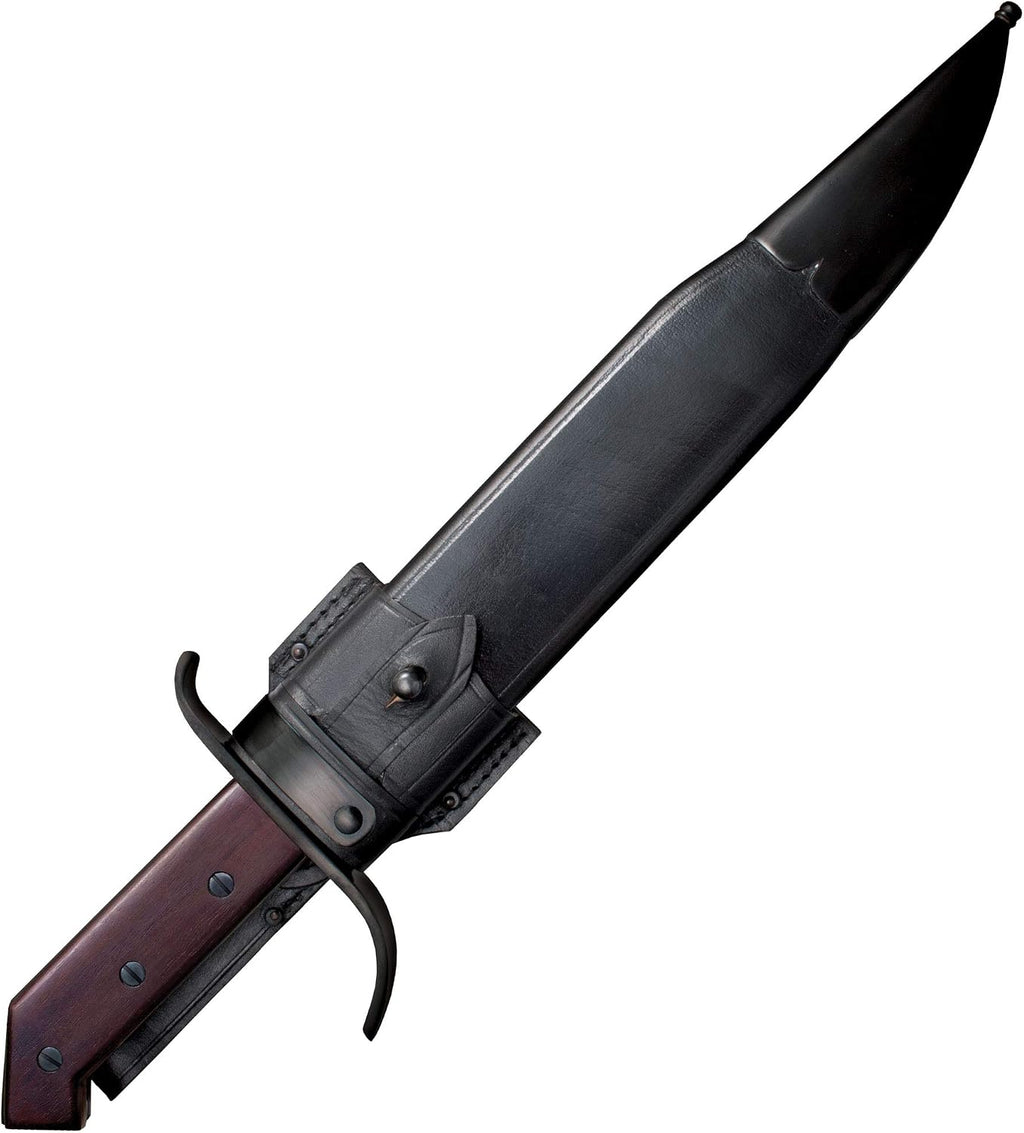 Cold Steel 1917 Frontier Bowie Fixed Blade Knife 12.25" Clip Point 1085 Black Blade Hardwood Handle