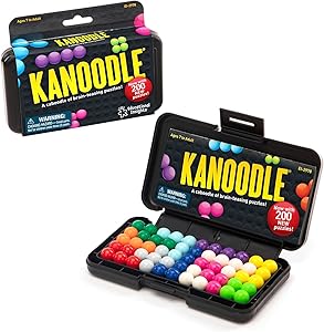 Educational Insights Kanoodle 3D Brain Teaser Puzzle for Ages 7+ Brain Games for Kids and Adults, Travel Games, Stocking Stuffers for Kids, Teens and Adults