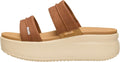 HEYDUDE Women's Austin Slide Classic - Platform Sandal in Cognac - 7