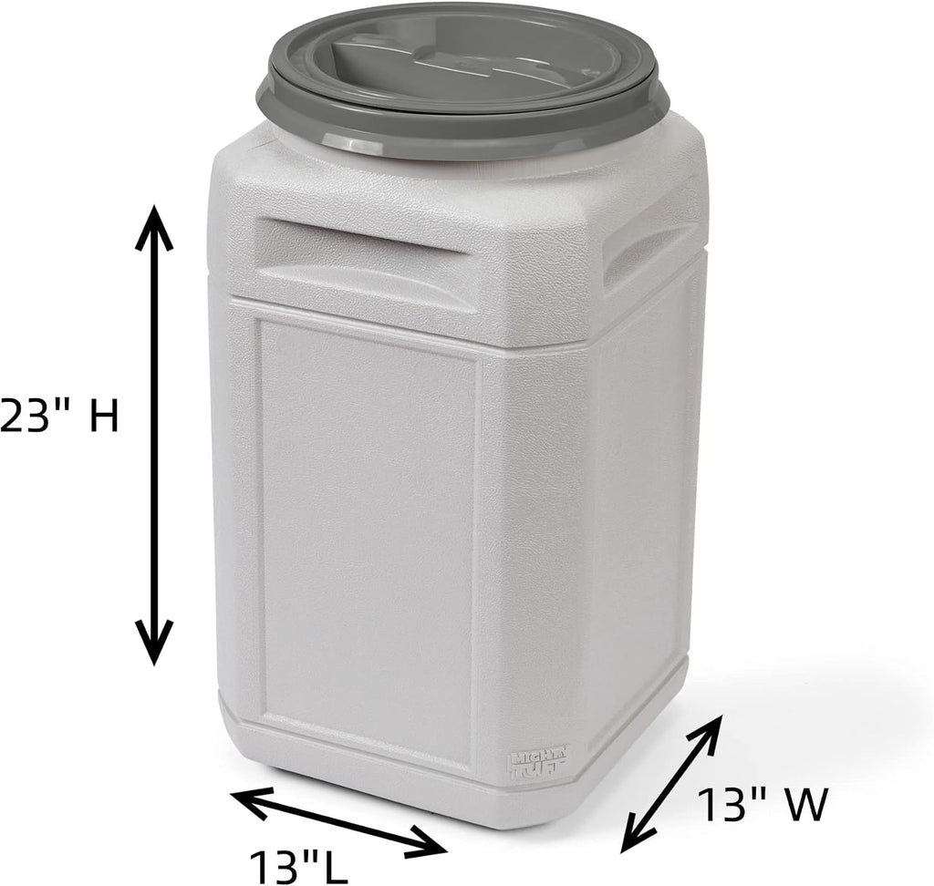 Mighty Tuff Airtight Dog Food Storage Container – 13 Gal, up to 54 lb. Capacity