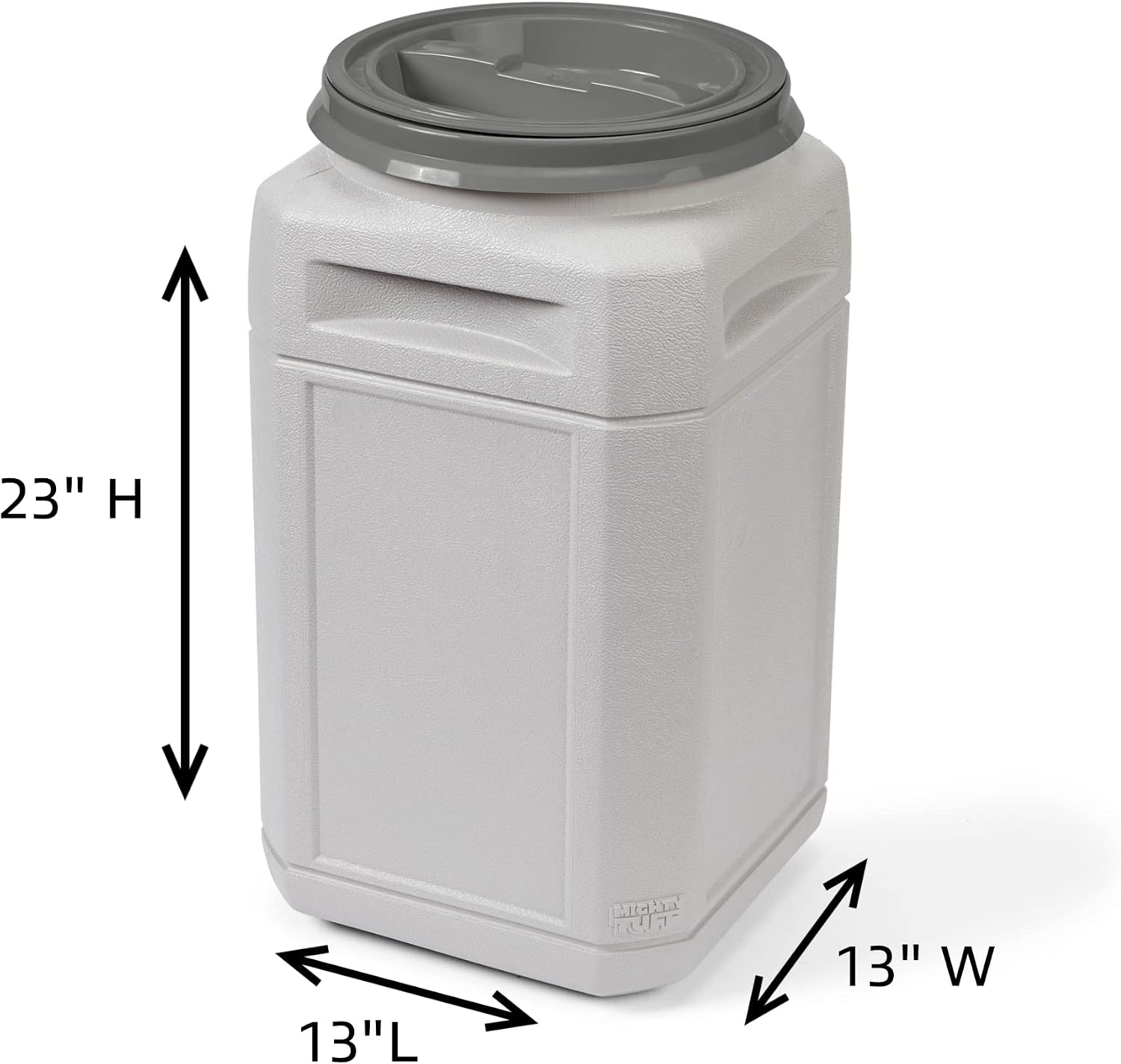 Mighty Tuff Airtight Dog Food Storage Container – 13 Gal, up to 54 lb. Capacity
