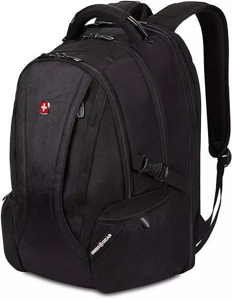 SwissGear Premium Laptop Notebook Scan Smart Backpack, Swiss Gear Outdoor / Travel / School Bag-BLACK