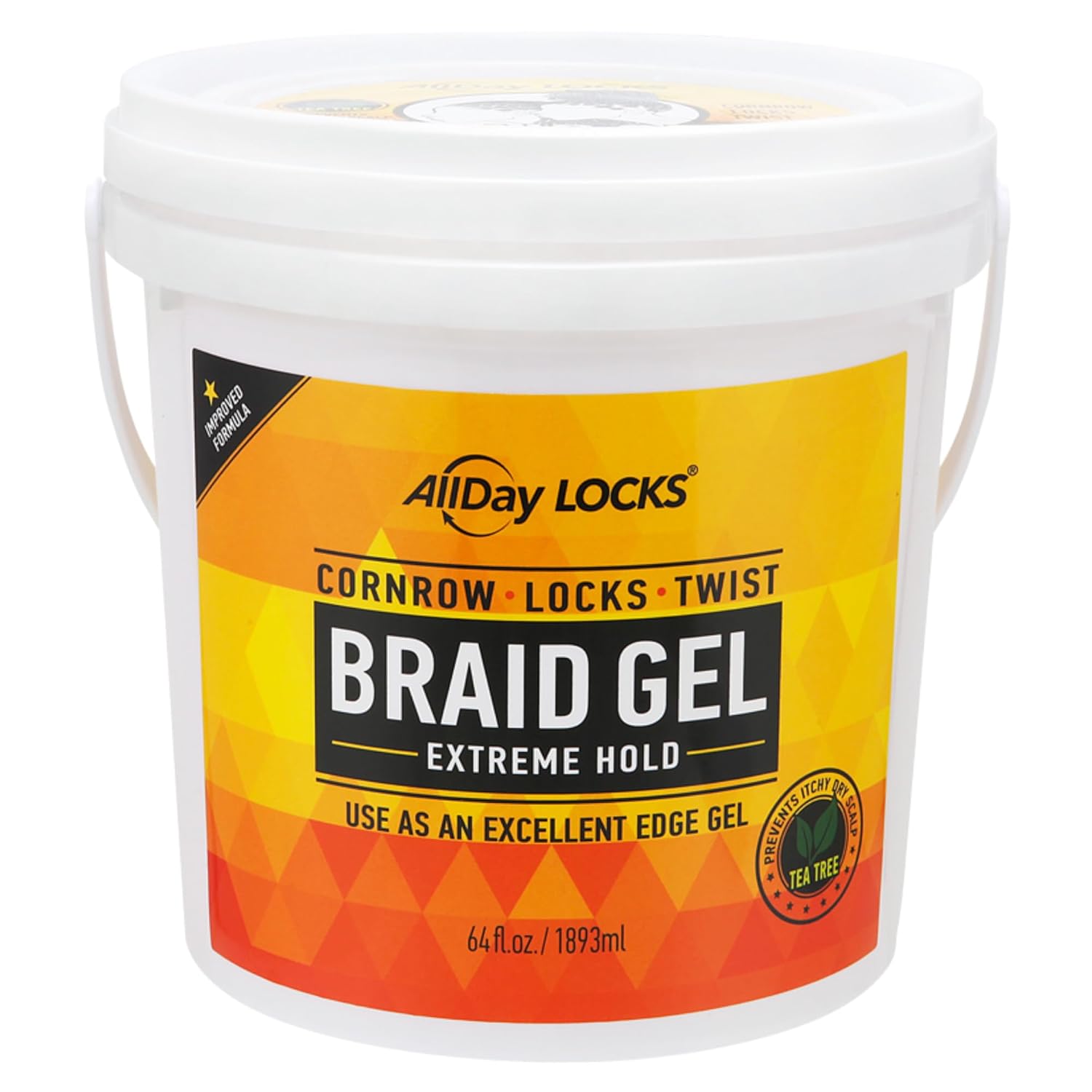 ALLDAY LOCKS Braid Gel | Extreme Hold | 64 fl oz