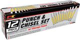 Performance Tool W751 12-Piece Chisel and Punch Set