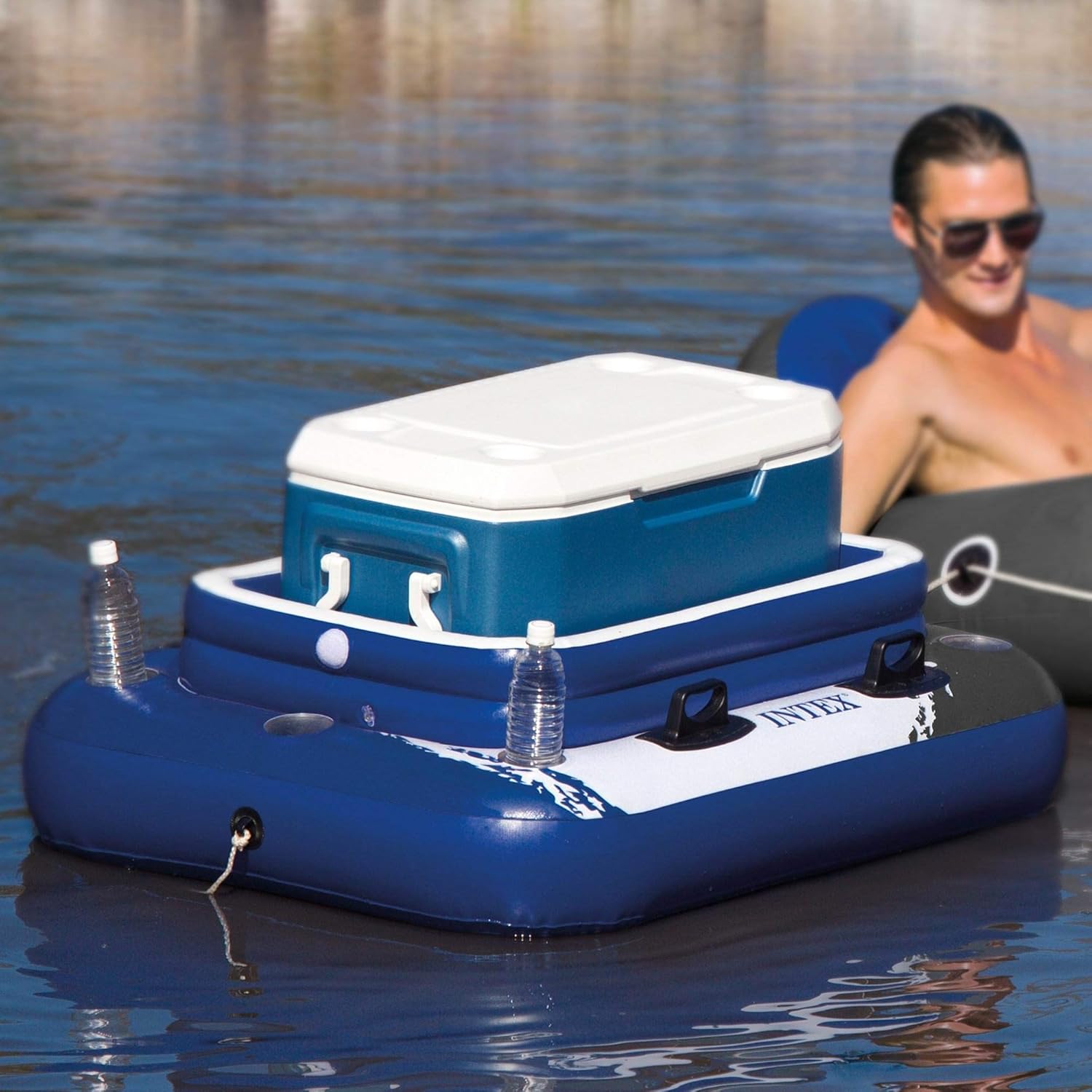 INTEX Mega Chill 2 Cooler - Floating Inflatable Cooler