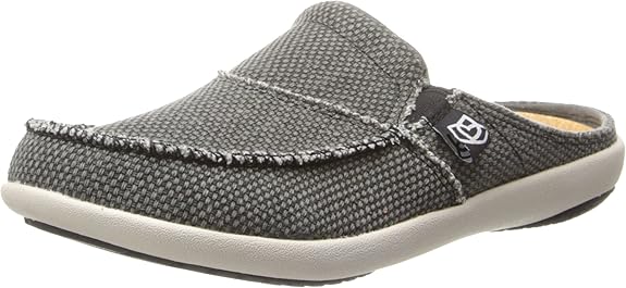 Spenco Women's Siesta Slide Mule Charcoal Grey Size: 8B
