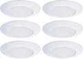 HALO 70PS Recessed Light Trim with Frosted Albalite Lens, White, 6 in. (6 Pack)