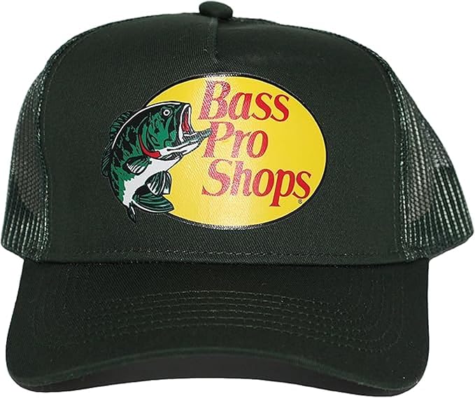 Bass Pro Shops Mesh Trucker Cap - Dark Green