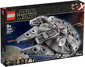 LEGO Star Wars Millennium Falcon 75257 Building Set - Starship Model with Finn, Chewbacca, Lando Calrissian, Boolio, C-3PO, R2-D2, and D-O Minifigures, The Rise of Skywalker Movie Collection(New Open Box)