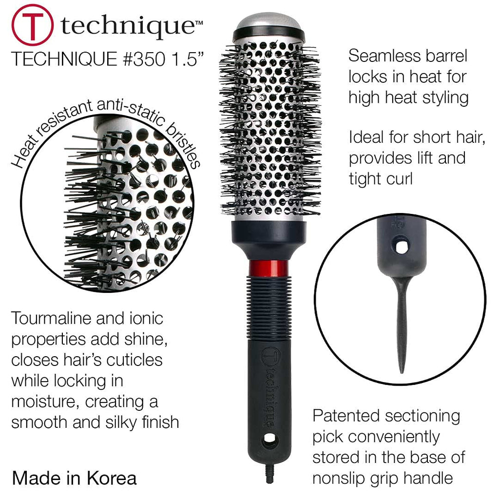 CRICKET Technique Thermal Hair Brush #350 1.5" Brush