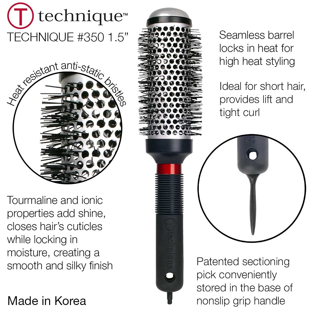 CRICKET Technique Thermal Hair Brush #350 1.5" Brush