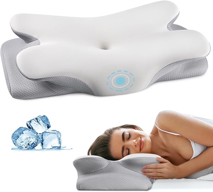 Cervical Neck Pillow Memory Foam Pillows for Neck Pain Relief (New open box)