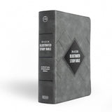 CSB Baker Illustrated Study Bible, Charcoal LeatherTouch, Red Letter, Full Color Interior
