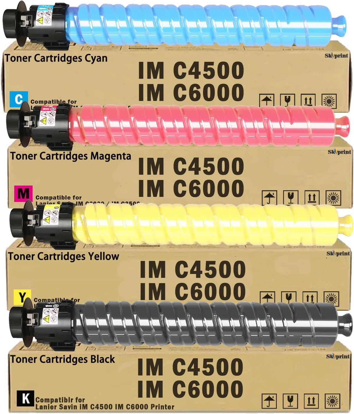 SkyPrint IM C4500 IM C6000 Toner Cartridge for Ricoh IMC4500 IMC6000 Printer