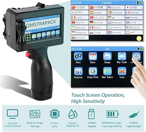 Handheld Inkjet Printer Gun