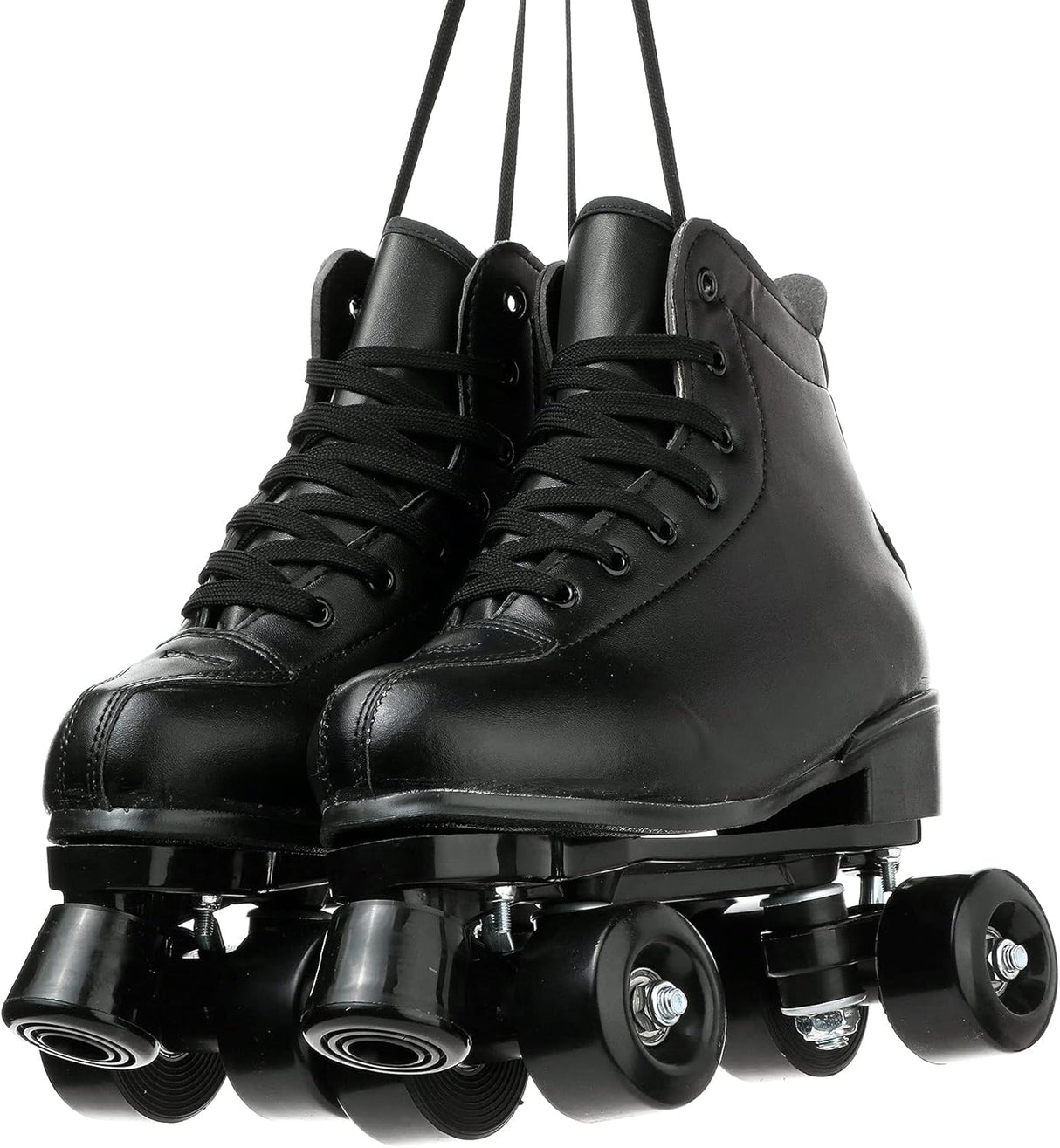 Xudrez Unisex Roller Skates Double Row Four Wheels High-top Roller Skates Lightning Pattern for Beginners Womens, Men, Boys, and Girls Brand: XUDREZ Size: 6.5