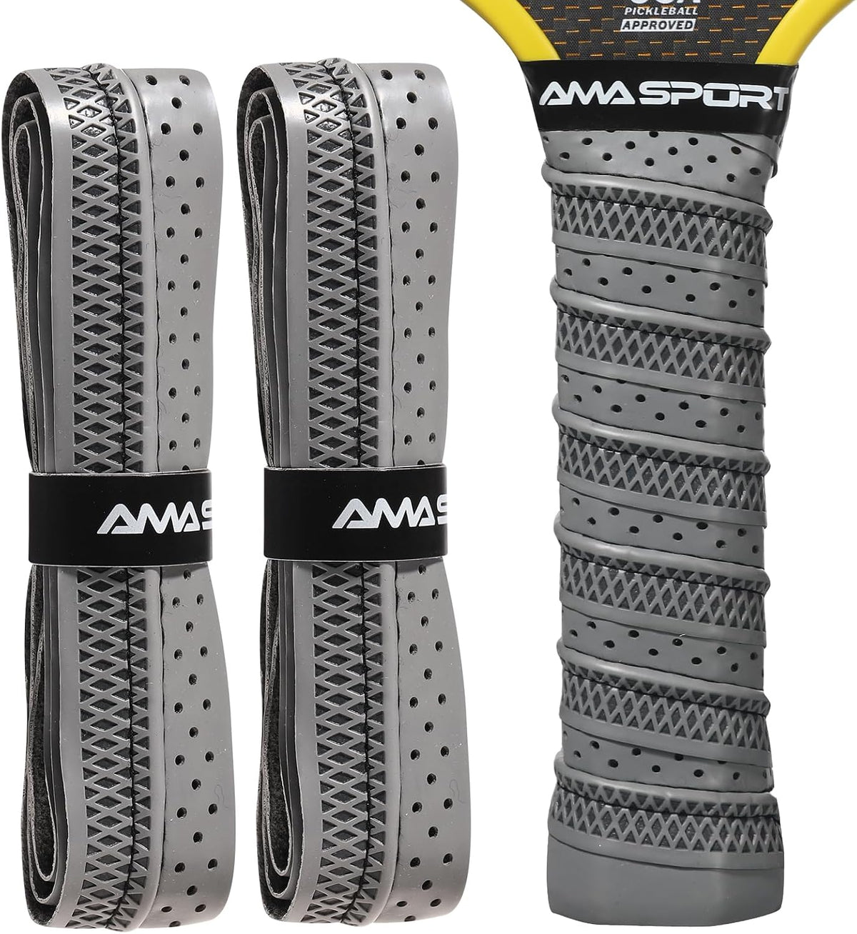 AMA SPORT Pickleball Paddle Grip Tape 2 Pack Pickleball Overgrip Replacement Grip Wrap