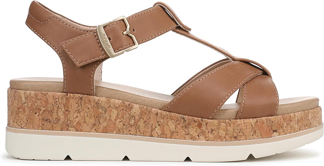 Dr. Scholl's Once Again Sandal - Honey Brown - Size 10 M