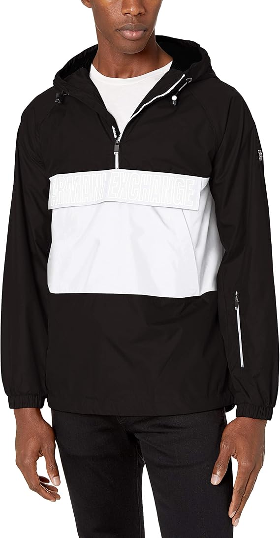 A|X Armani Exchange Men's Blouson Jacket With One Middle Pocket and Armani Exchange Jacket Size MD