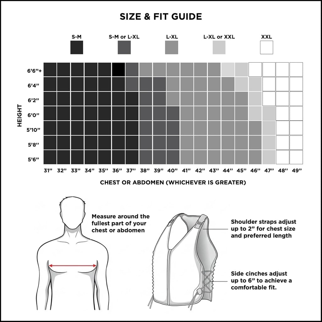 OMORPHO Men’s G-Vest Icon | 10 lb. | Size L - XXL