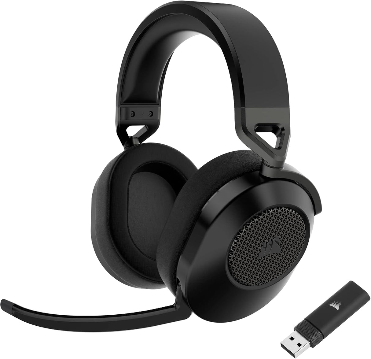 Corsair HS65 Wireless Multiplatform Gaming Headset with Bluetooth - Dolby Audio 7.1 - Omni-Directional Microphone - iCUE Compatible - PC, Mac, PS5, PS4, Mobile (USED)