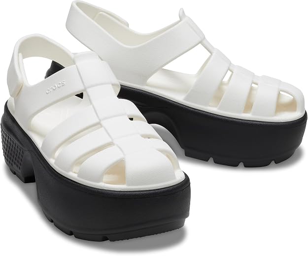 Crocs Adult Stomp Fisherman Sandal - Chalk - Women's 8/ Men's 6