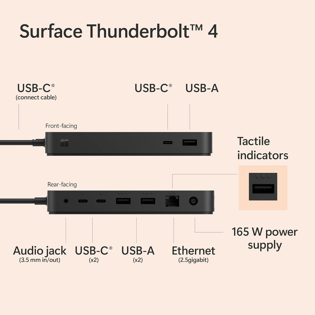 Microsoft Surface Thunderbolt 4 Dock - Black