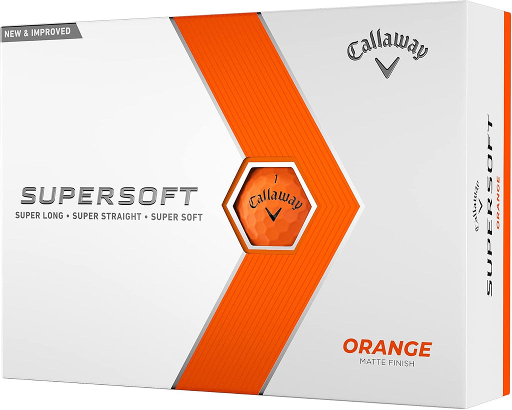 CALLAWAY Supersoft Golf Balls - Orange - 12