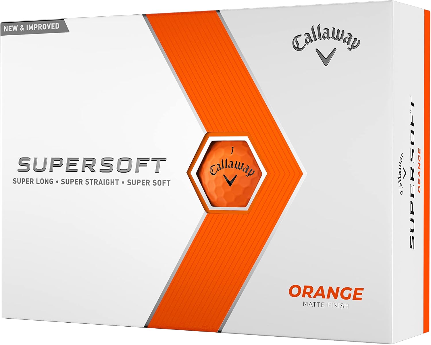 CALLAWAY Supersoft Golf Balls - Orange - 12