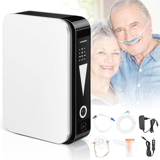 Portable Oxygen Generator forHome/Trave,Adjustable 1-2 Liter Oxygen Concentrator Machine