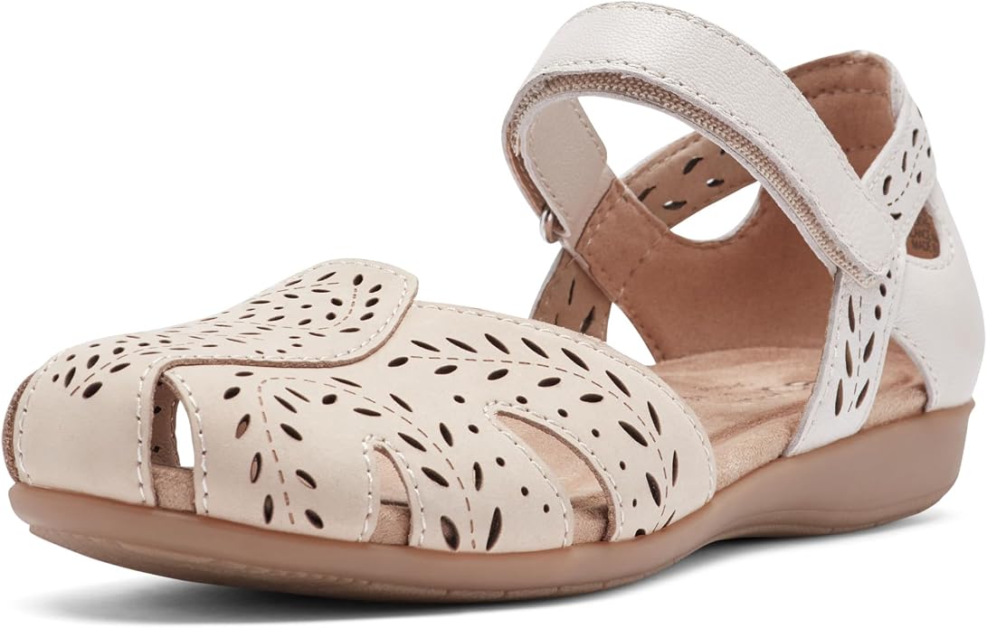 Earth Women's Braly Casual Sandals 8 M Ivory