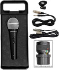 Rockville RMC-XLR Wired Dynamic Microphone, Full Metal Body
